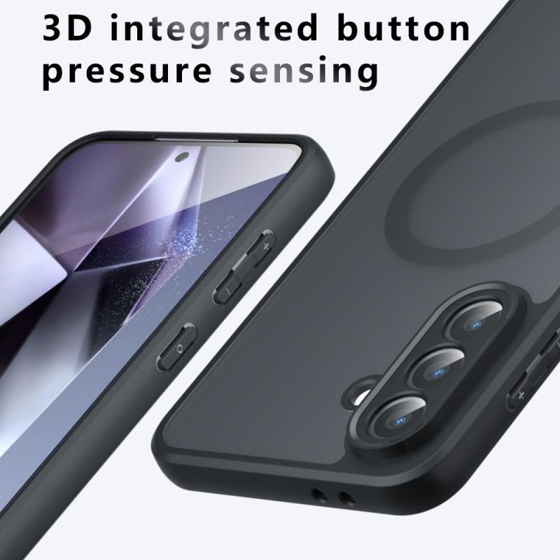 For Samsung Galaxy A56 A55 A36 A35 A34 A25 5G Case Magsafe Drop-proof Built-in Airbag Corner Non-yellowing Material Soft Cover