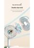 Foldable 6-inch USB Charging Mini Desktop Fan with Telescopic Head and Long Battery Life