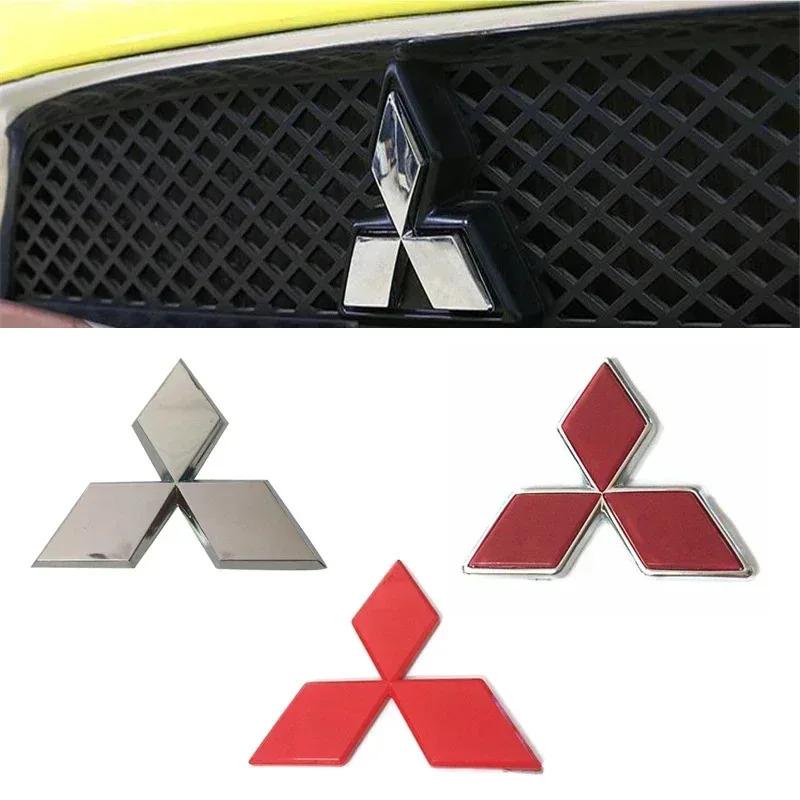 Emblema Griglia Distintivo Anteriore Posteriore per Auto in ABS per Mitsubishi Ralliart Lancer ASX Colt Pajero Outlander Eclipse Delica EVO Grandis Colt UG2