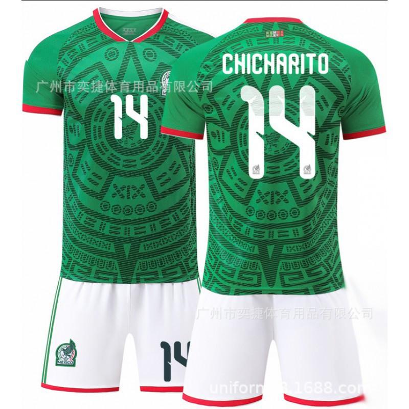 26 Mexico Wereldbeker Shirt Argentinië Duitsland Nee. 10 Portugal 7 Spanje België Voetbal