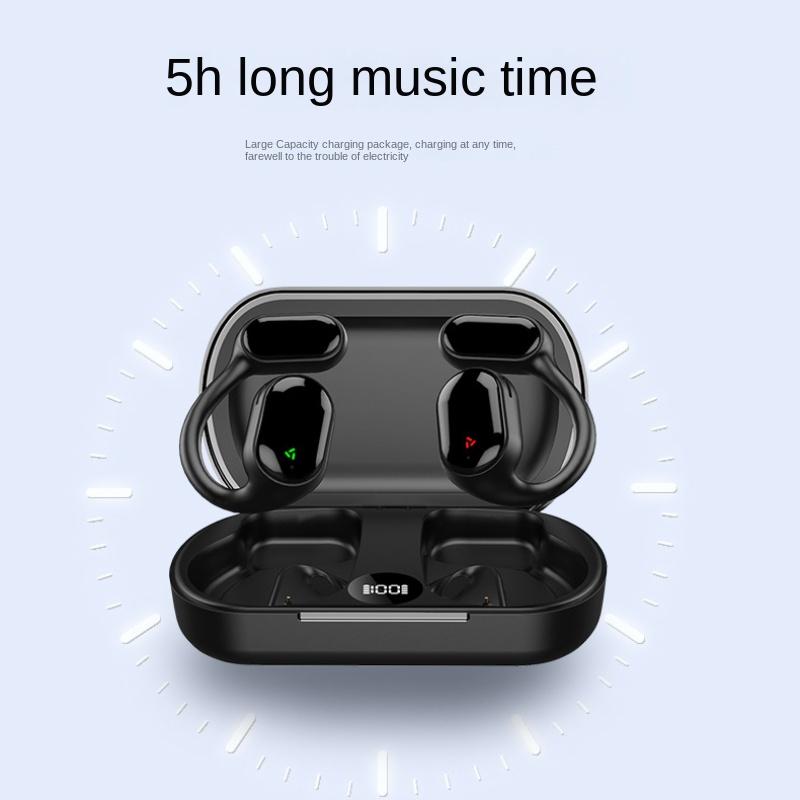 The New Hanging Ear -type Bluetooth Headset Does Not Enter The Ear Wireless Bone Conduction Open Sports Headphones