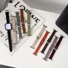 Suitable for Apple S11 Watch with iwatch109876SE Lychee Pattern Leather Huawei GT6 Strap Xiaomi 9pro