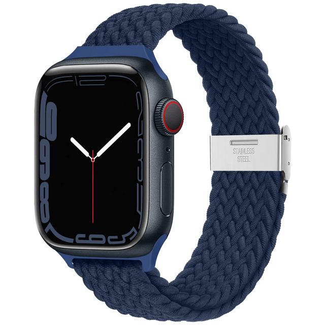 Braided Solo Loop Strap For Apple Watch Ultra2 Band 49mm 45mm 44mm 40mm 41mm 42mm 46mm Correa Bracelet Series 8 7 Se 6 9 3 10 11