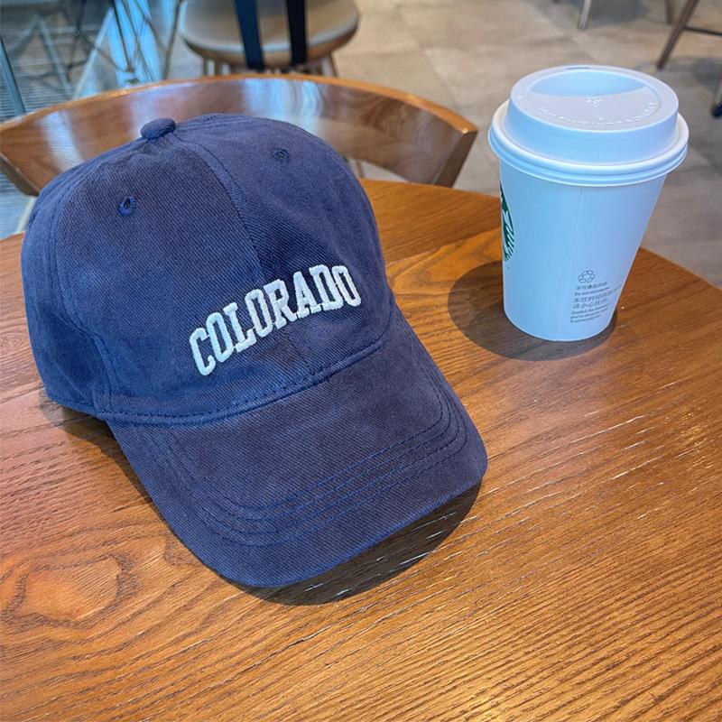 Big face suitable hat trendy brand baseball cap men's wide brim soft top cap women's autumn and winter