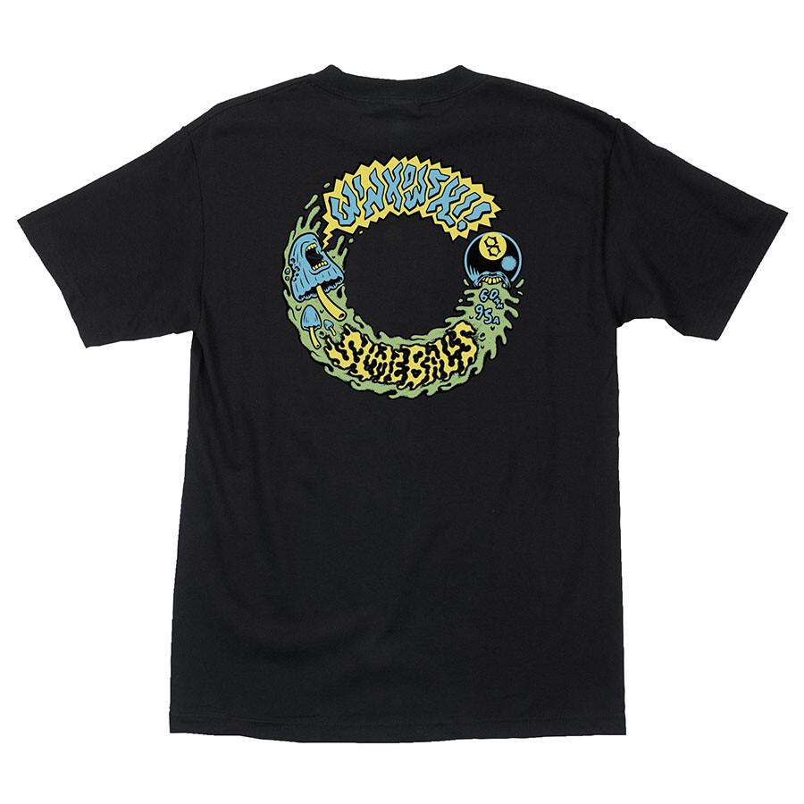 Santa Cruz Erick Winkowski SLIME BALLS VOMITS Skateboard T Shirt BLACK Unisex T-Shirt L