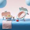 Cat Bowl Pet Stool Stainless Steel Dining Table Anti-slip and Anti-tip Dog Bowl Large Capacity Pet Bowl