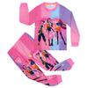 Children's Home Long-sleeved Suit Fashion Cartoon Print Clothing Sets Girls