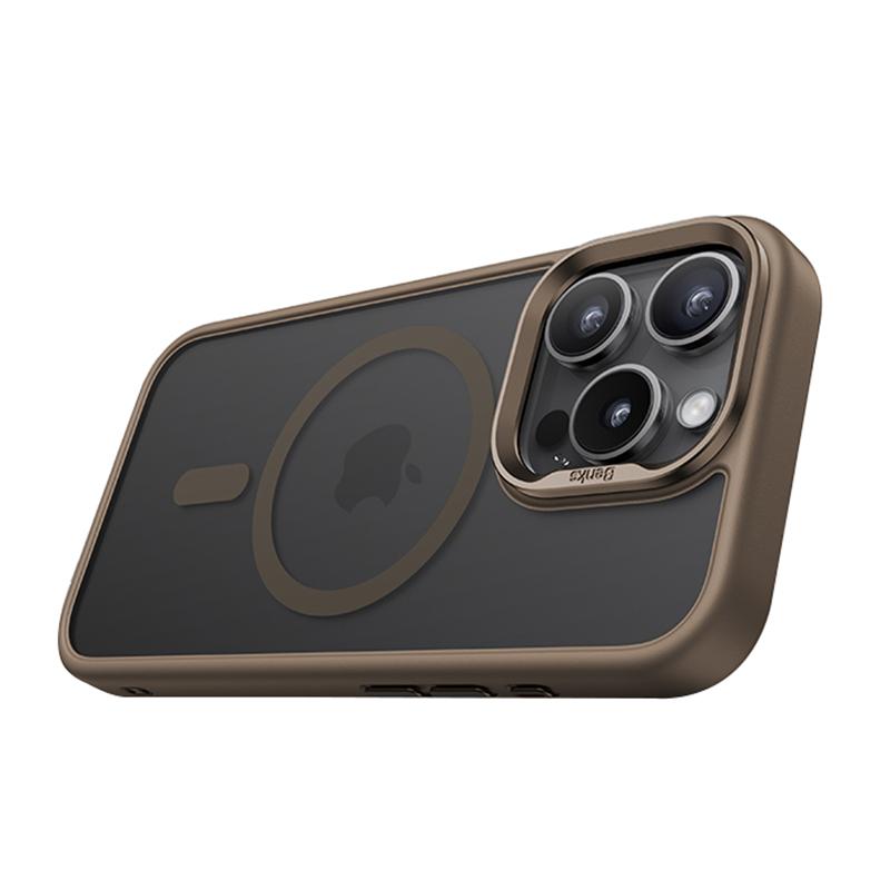 

BENKS For iPhone 16 Pro Magnetic Case Skin-Touch Matte PC+TPU Cover Compatible with MagSafe Titanium Rose Gold