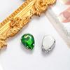 50Pcs/Pack Teardrop Shape Glitter Sewing Rhinestones Diamond Beads Ornament  For Needlework