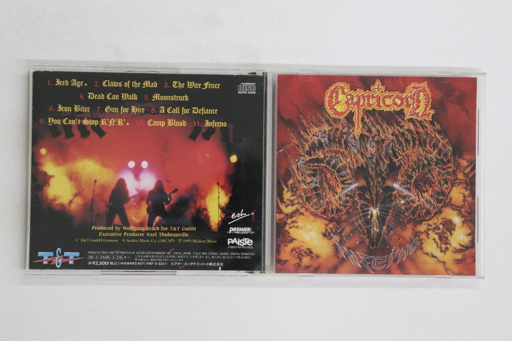 CD CAPRICORN - Inferno VICP5512 T&T 1995 Japan Metal Used