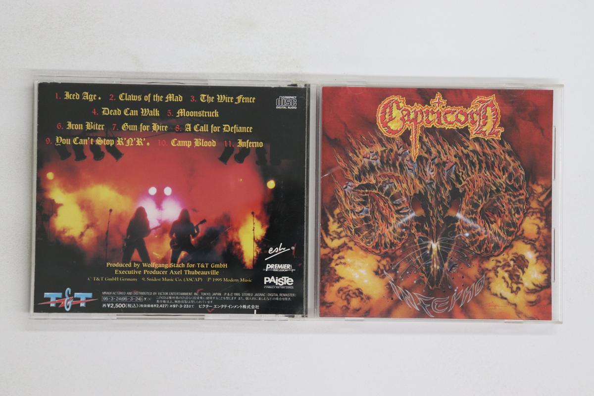 

CD CAPRICORN - Inferno VICP5512 T&T 1995 Japan Metal Used