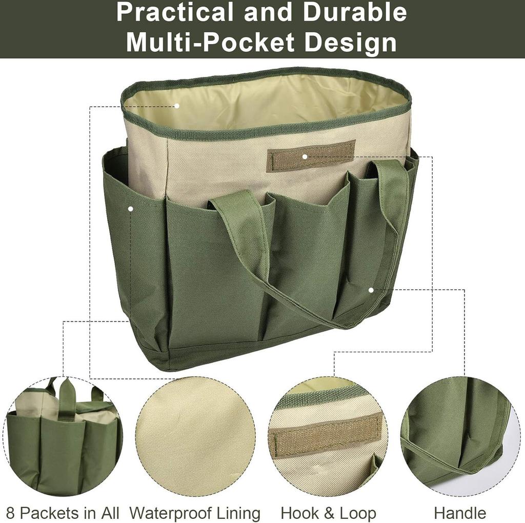 Garden Gardening Tools Storage Bag Large Capacity Multifunctional Household Outdoor Storage Tote Bag Bag