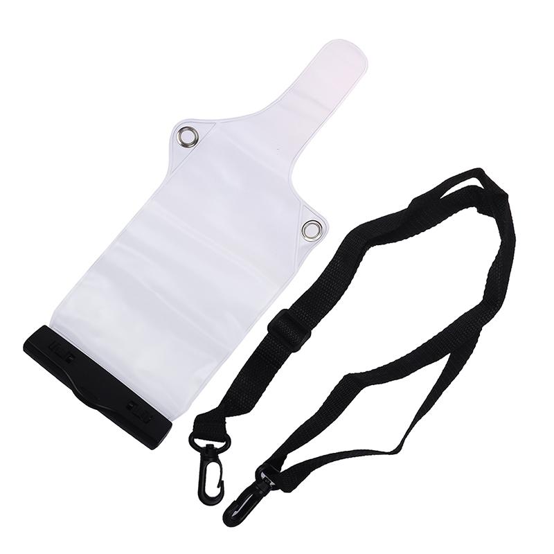 Portable Radio Waterproof Case Bag For Walkie Talkie Cover Holder With Lanyard