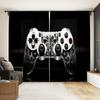 2 Panels 3d Gamepad Window Curtains Playhouse Decoration Cyberpunk Collage Curtains For Living Room Bedroom Kitchen Bathroom