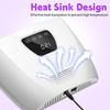 Powerful UV LED Nail Lamp Professional 72 LEDs Nail Dryer with Heat Sink LCD Display Nail Dryer With Smart Sensor Nail Salon Use