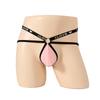 Men's sexy thongs, suspenders, elastic pockets, transparent men's T-pants, sexy boxers
