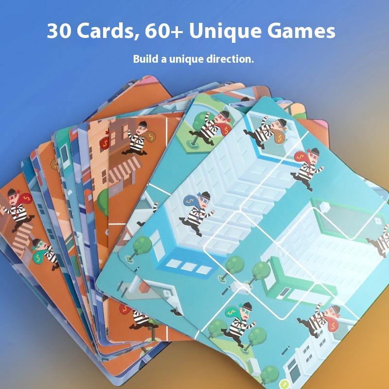 Children's Educational Toys, Cops Catch Thieves, Ghost Catchers, Round-up Games, Interactive Board Games, Thinking, Concentration