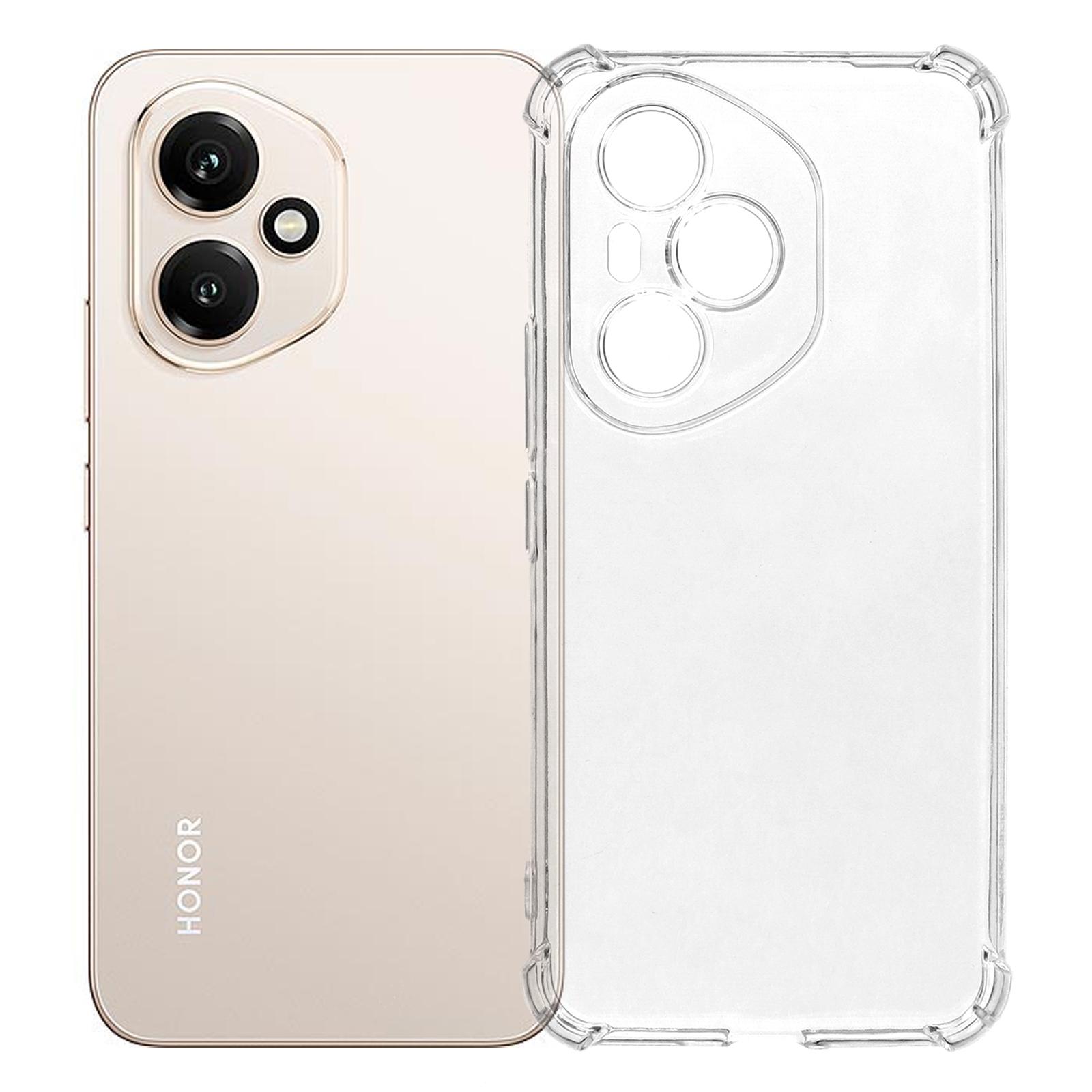 

Для Honor 400 5G (Глобальный) Чехол для телефона Усиленные четыре угла Противоударный Прозрачный чехол из ТПУ A