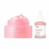 PDRN Pink Collagen Capsule Cream and Peptide Glow Serum Set, with Niacinamide 5% and Hydrolyzed Collagen, Hydrating Moisturizing Firming Skincare for 