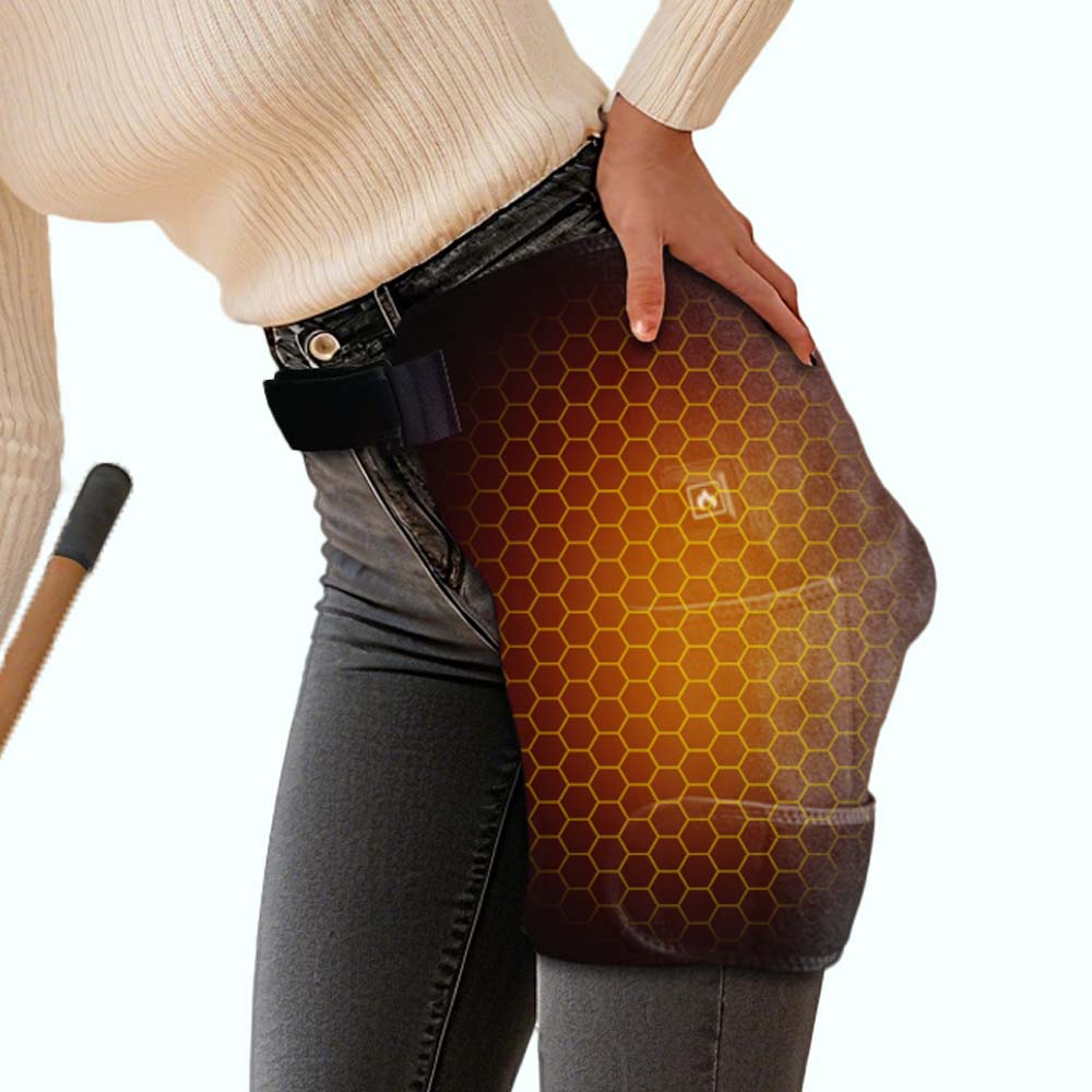 

Durable And Safe Usb Electric Heated Hip Brace 3 Levels Adjustable Heating Support Wrap Infrared Hot Compress Thigh Hip Groin Protect Belt Warmer