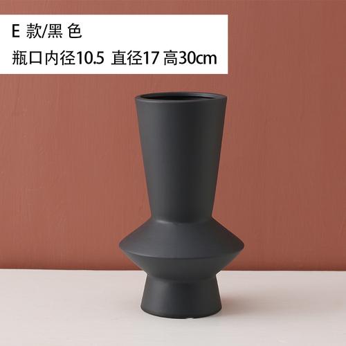 Ceramic Vase Minimalist Solid Color Vases for Flowers Abstract Art Desk Decoration Flower Arrangement Decorative Ornaments