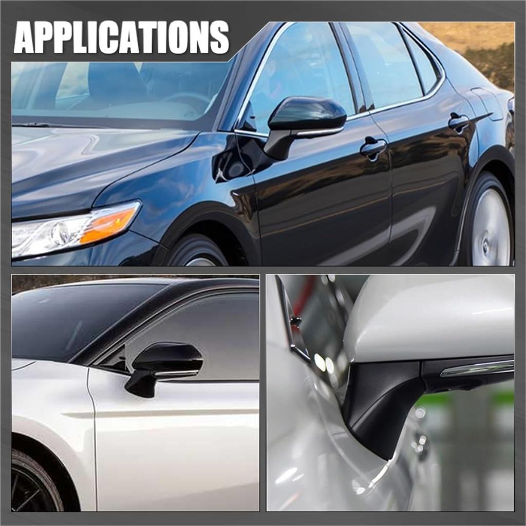 Left Right Side Rearview Mirror Triangle Base Cover, Compatible for Toyota Camry 2018-2023, for Toyota Avalon 2019-2022 Car Accessories(1pc Right)