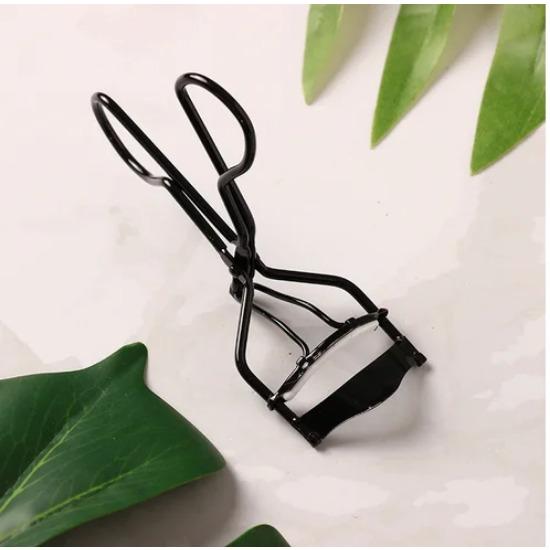 

1 шт., щипцы для завивки ресниц, прочные накладные ресницы, щипцы для завивки ресниц, силиконовая полоска для макияжа для начинающих, косметические инструменты для красоты, женские серебристо-черные