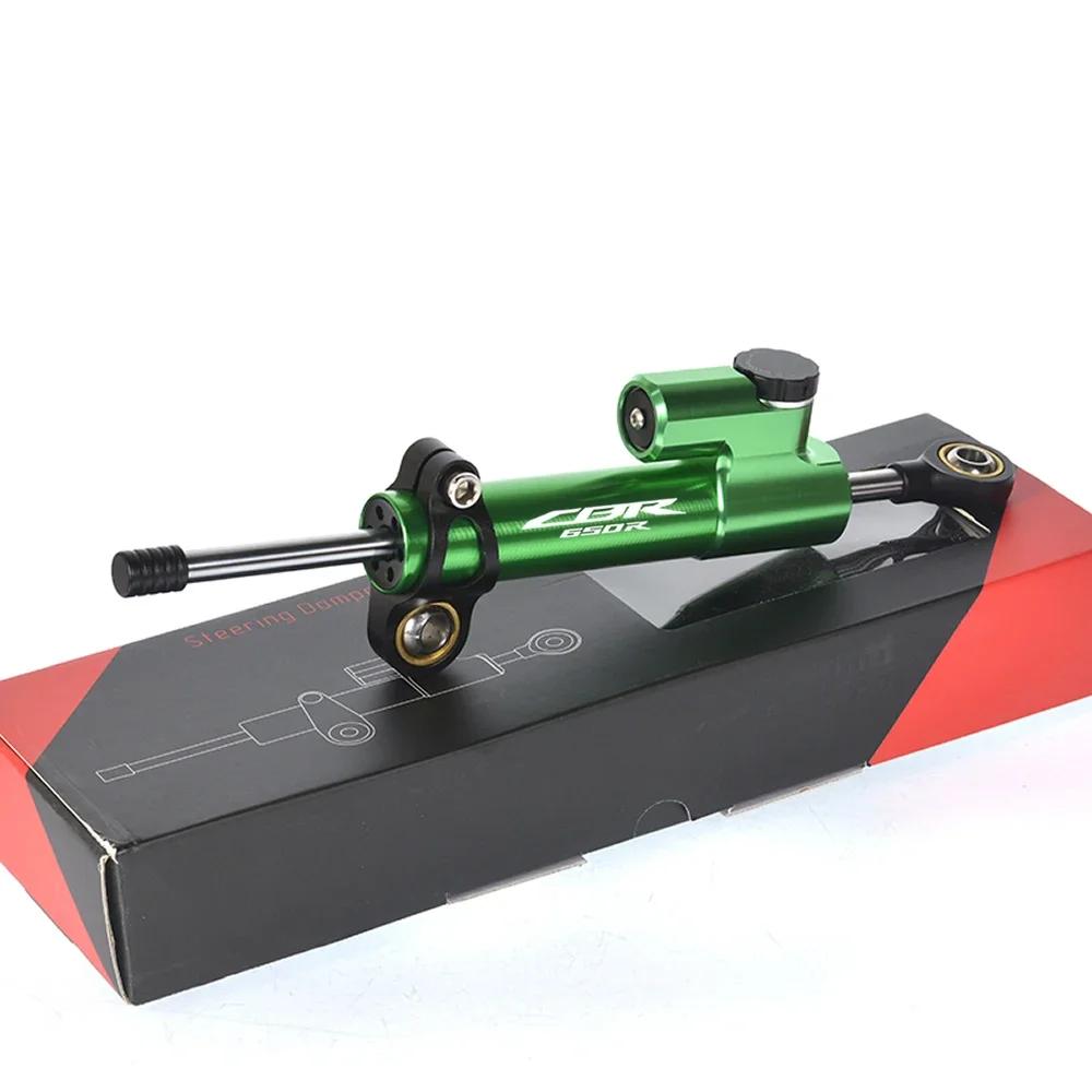 CNC Aluminum Steering Dampers Motorcycle Stabilize Bracket Mounting Kit For HONDA CBR650R 2019-2023 2020 2021 2022
