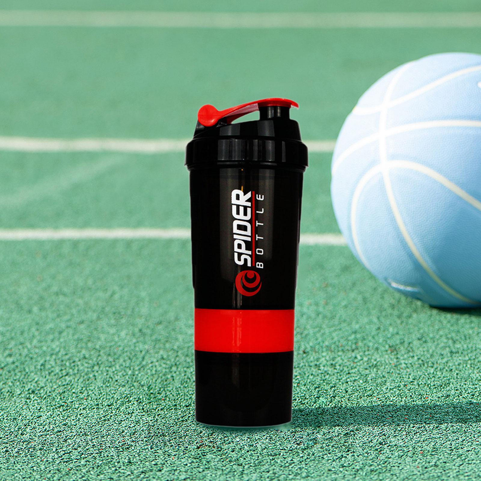 

Протеиновый шейкер Бутылка Блендер Чашка для смесей 500 мл Миксер Тренажерный зал Открытый Предварительно красный