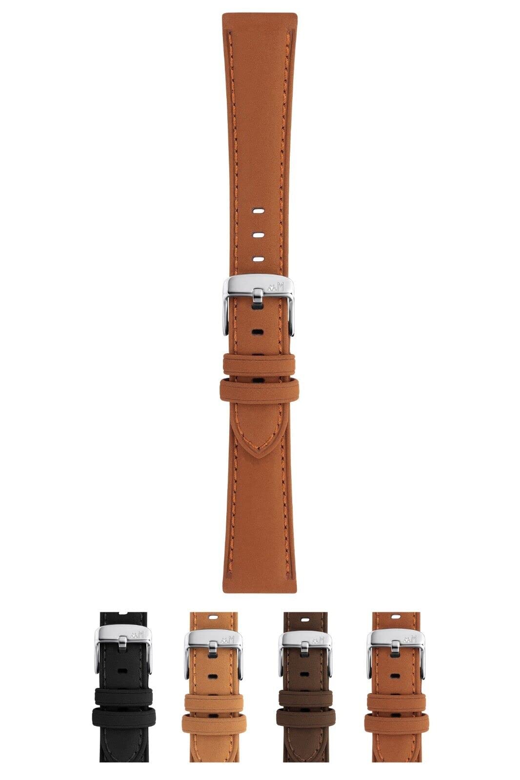 

Ремешок для часов Morellato Flake из веганской нубуковой кожи, коричневый, 18 мм, хромированная пряжка из нержавеющей стали, коллекция Save Nature - - - -