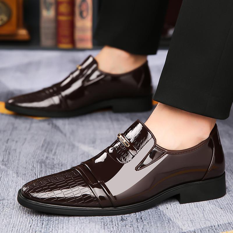 Fashion Fashion Men's Loafers Slip-On Dress Shoes for Business Casual Comfortable Barber Shoes for Men Classic Penny Driving Moccasins