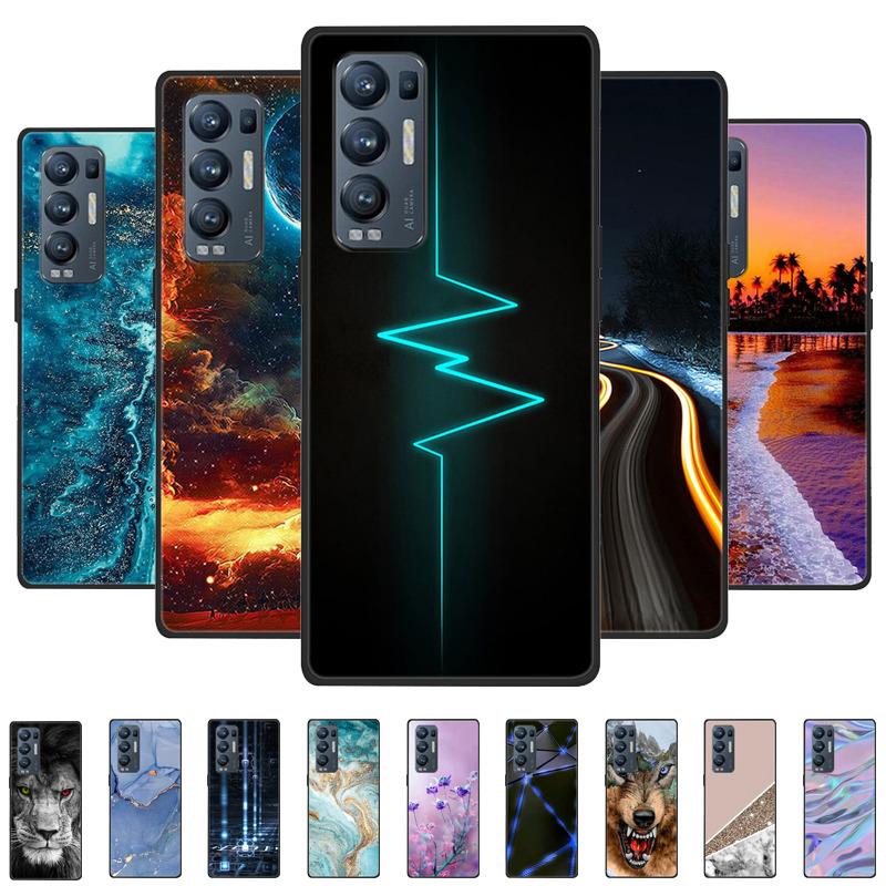 Pro pouzdro OPPO Find X3 Neo Cool zvířata Měkký silikonový zadní kryt Pro pouzdra na telefon OPPO Find X3 Neo 5G X 3 Lite X3lite X3Neo CPH2207
