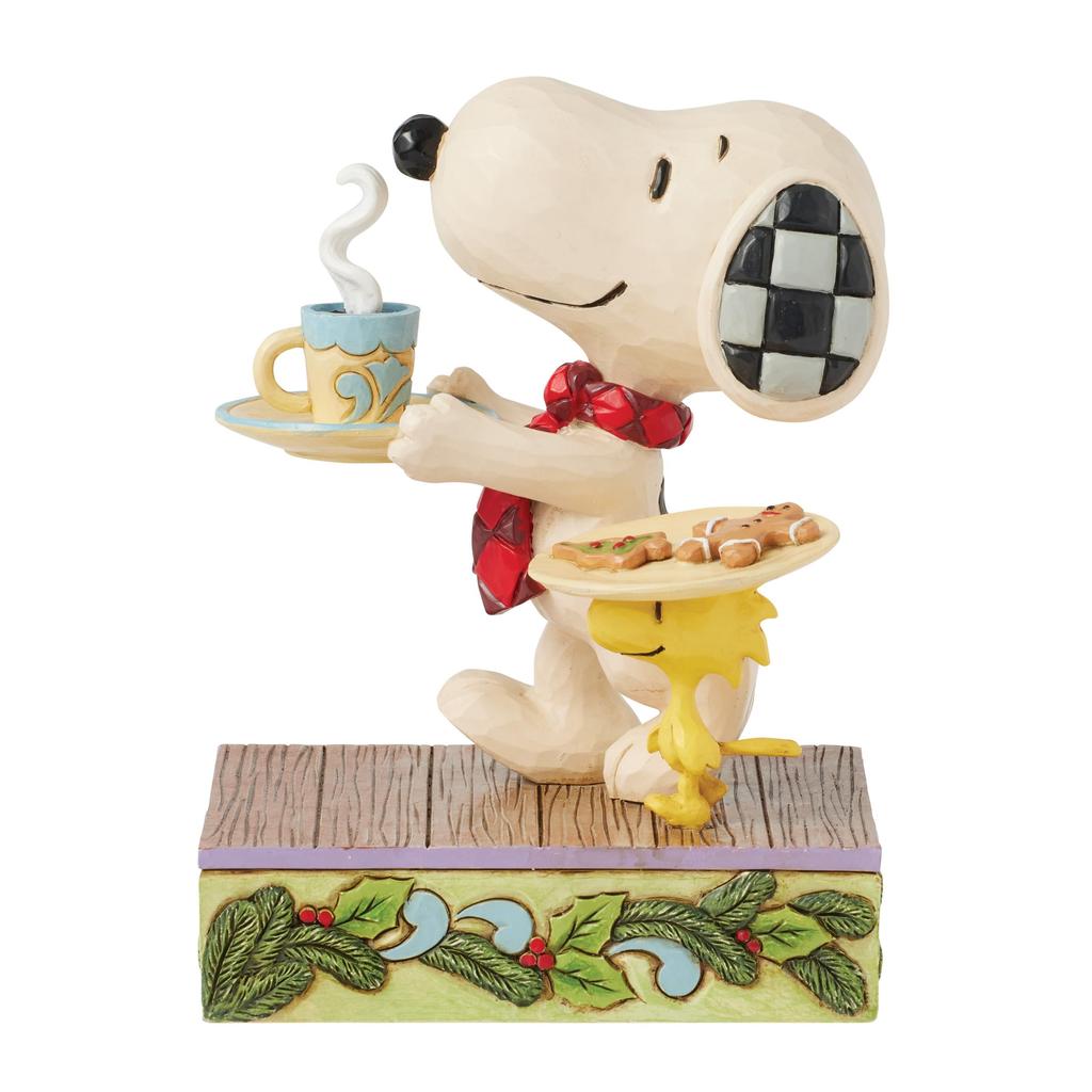 JIM SHORE Snoopy Woodstock Cookies 6017233 & <Christmas>