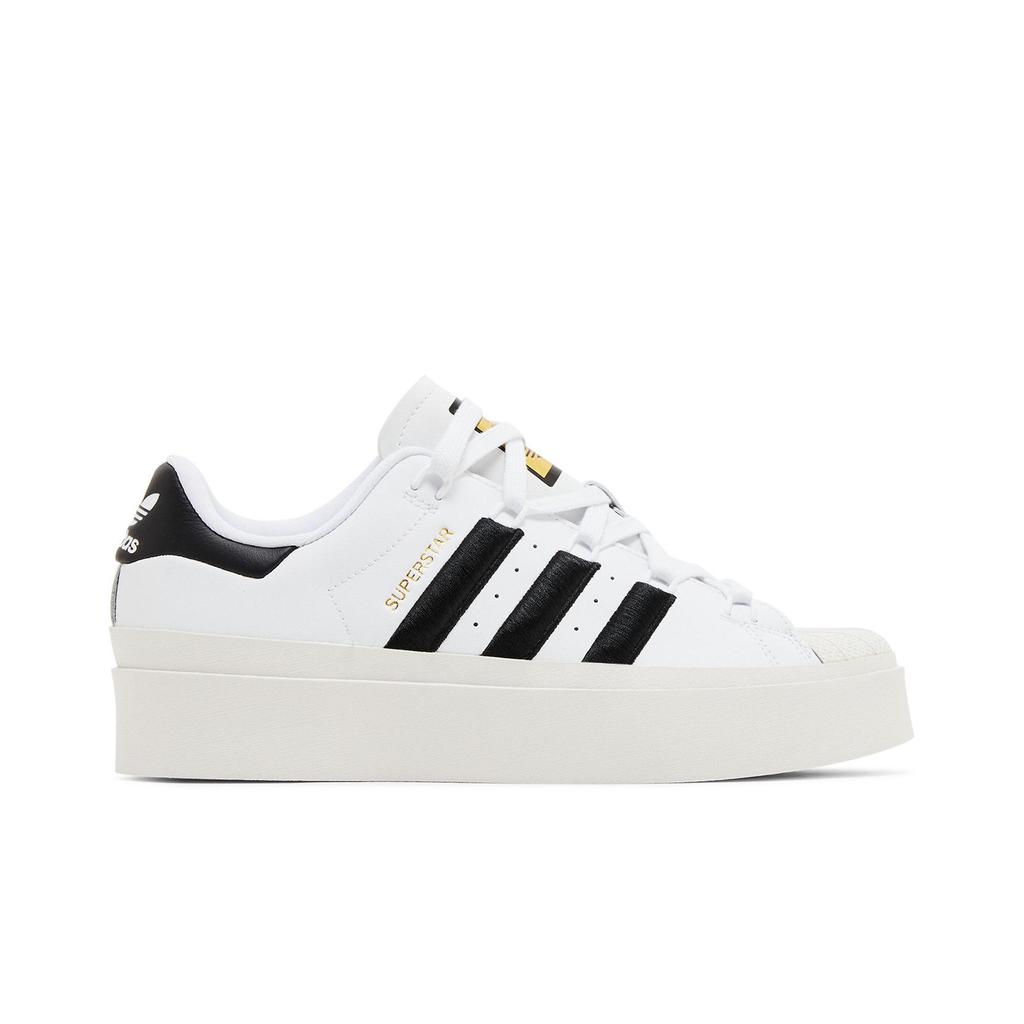 adidas Womens Superstar Bonega 'White Black Gold Metallic' (women's sizes) Cloud White / Core Black / Gold Metallic Skateboard Shoes GX1840