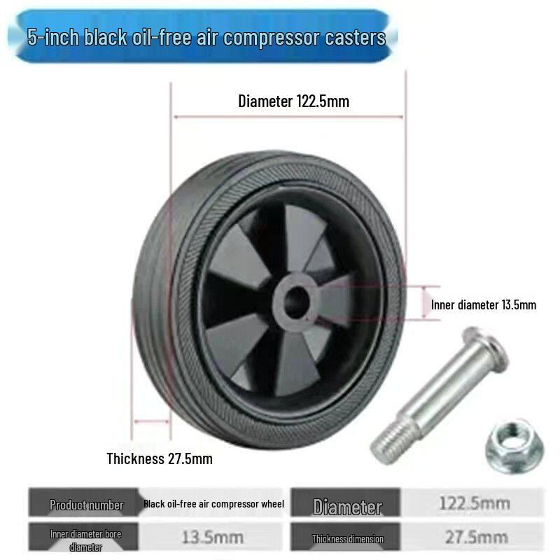 4568 Inch Air Compressor Foam Cleaning and Inflation Pump with Plastic Wheel