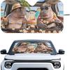 Fashion Cat Car Window Shades Foldable Car Windshield Sunshades Automotive Windshield Sunshades Keep Cool UV Rays Protection for Most Sedan Truck Van