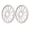 2 Pcs Bike Disc Brake Rotors Lightweight Fast Heat Dissipation Steel High Hardness Mountain Bike