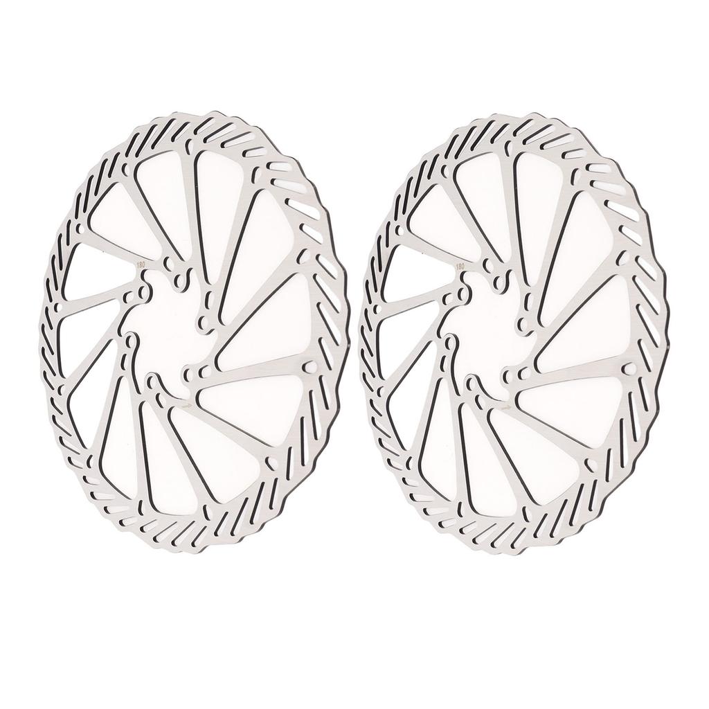 2 Pcs Bike Disc Brake Rotors Lightweight Fast Heat Dissipation Steel High Hardness Mountain Bike