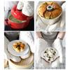 1 Pair Insulated Oven Mitts Protective White Non-slip Oven Baking Mittens Household Supplies