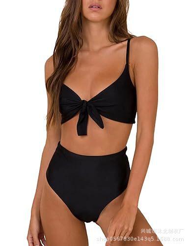

Women s New Women s Bow High Waist Bikini Split Set S