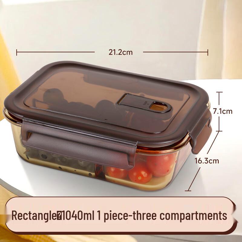 Meiliya Rectangular Glass Food Storage Container
