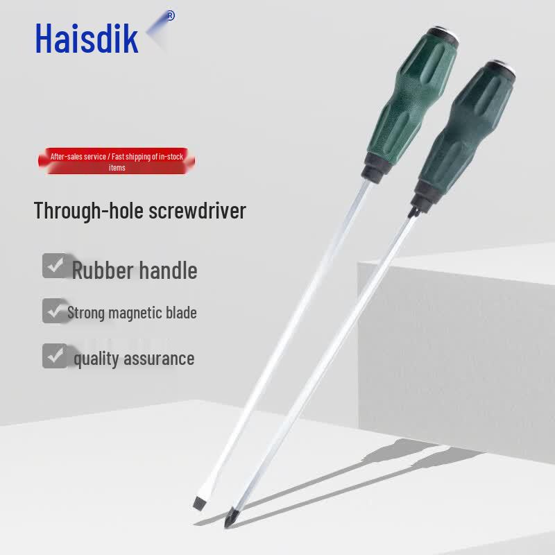 HAISIDIKE Heavy-Duty Impact Magnetic Screwdriver Set 8x300mm