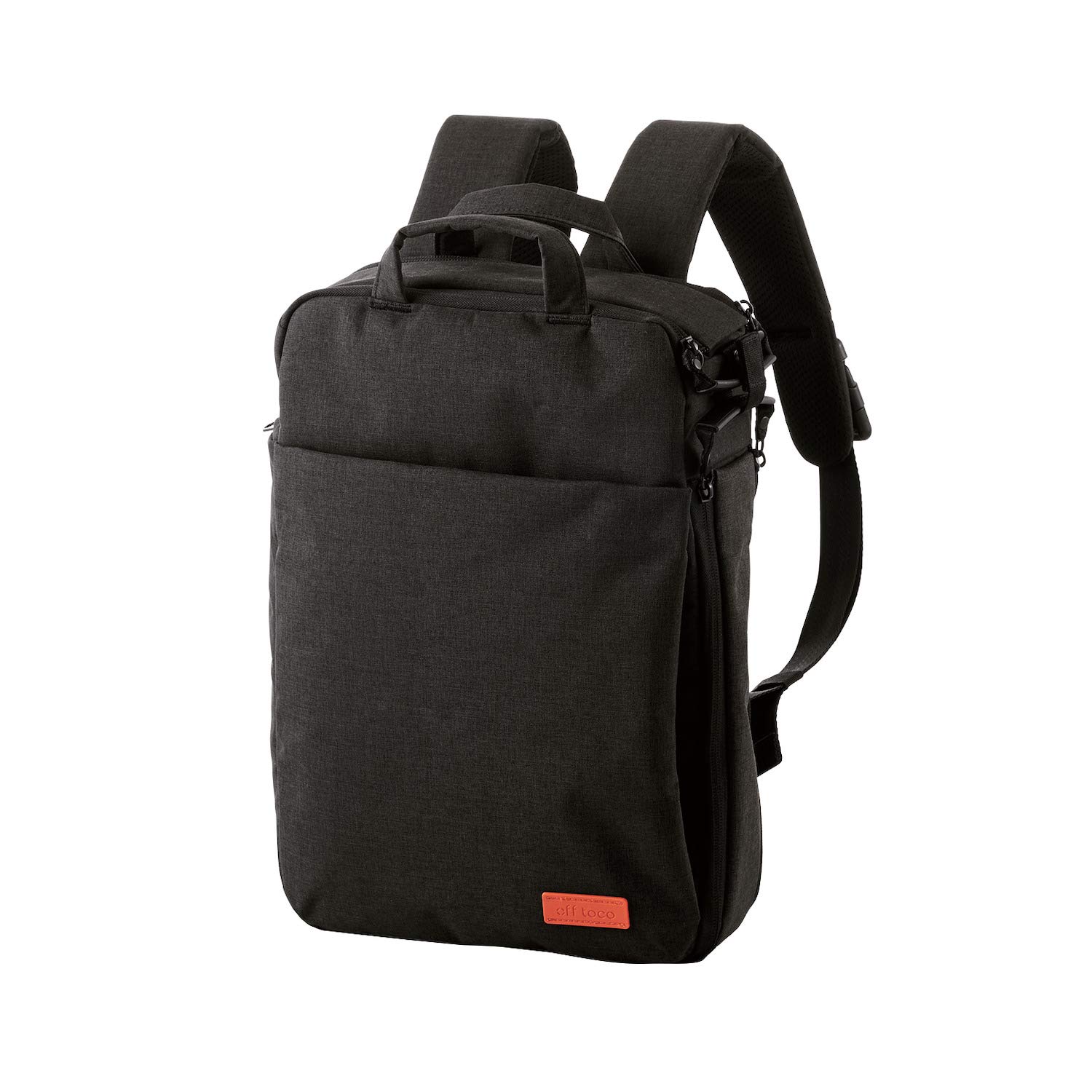 

ELECOM offtoco BackpackBusiness Bag, Holds 13.3-inch Laptop, A4 Compatible, 3-Way [BackpackMessenger BagHandbag] Black BM-OF01BK