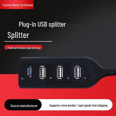 4-Port USB-Hub Splitter Steckdosenleiste