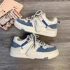 Fashion White Women Platform Sports Shoes Sneakers Kawaii Vintage Vulcanize Casual Korean Fashion Tennis Female Flats Vulcanize Shoes