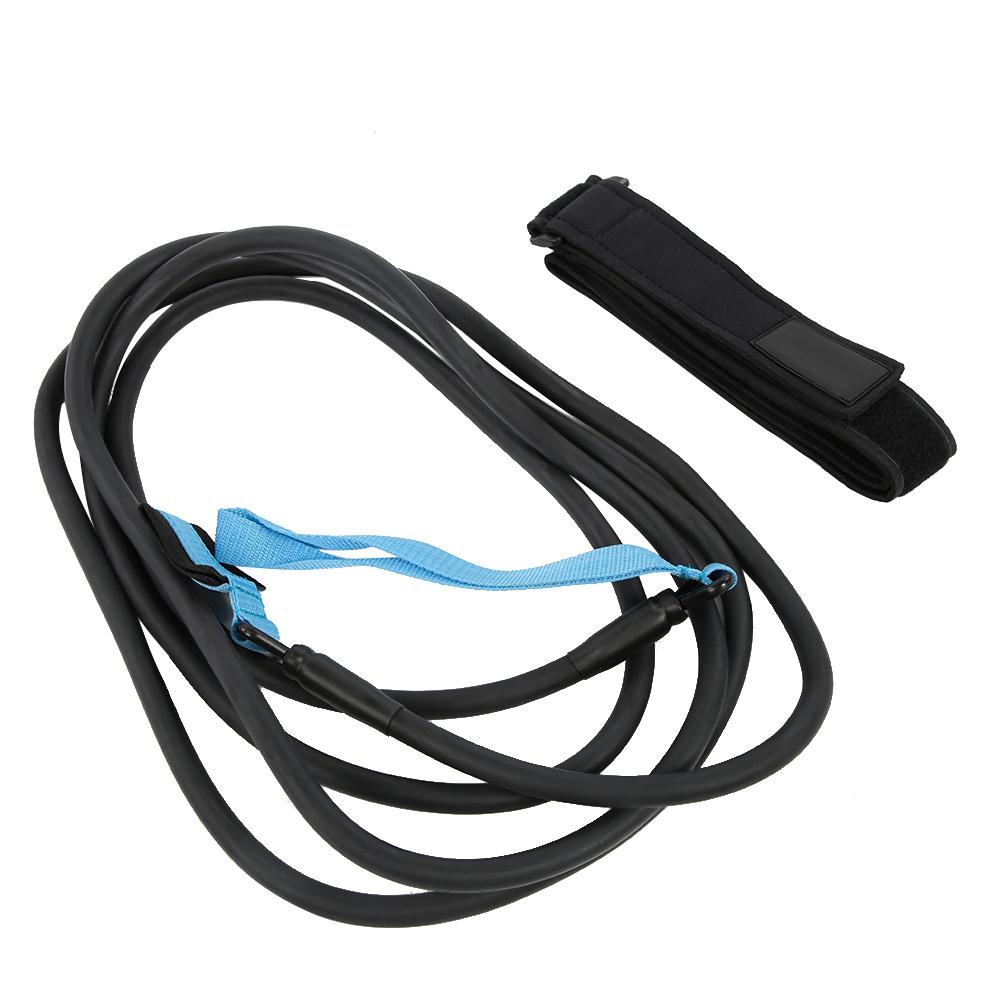 

KEEP DIVING 4m Swim Resistance Belt Swimming Exerciser Traction Leash Rope Pool Accessories(B) 4MM*12MM*4M