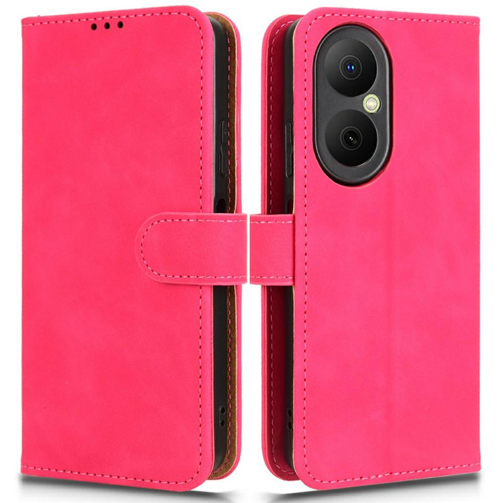 

Для Huawei Enjoy 80 Шкіряний Чохол Шкіряний На Дотик Протиударний Гаманець Відкидний Чохол для Телефону Rose