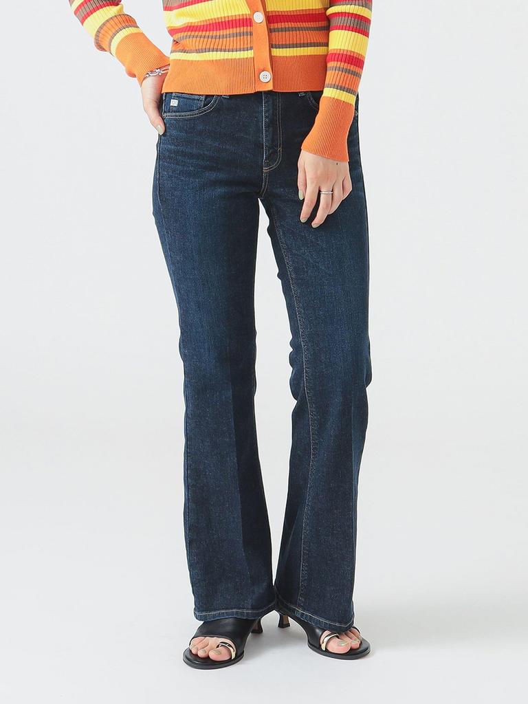 BEAMS LIFE STORE by BEAMS SOMETHING LISA FLARE Jeans, Women's, Dark Used Wash, Size 27