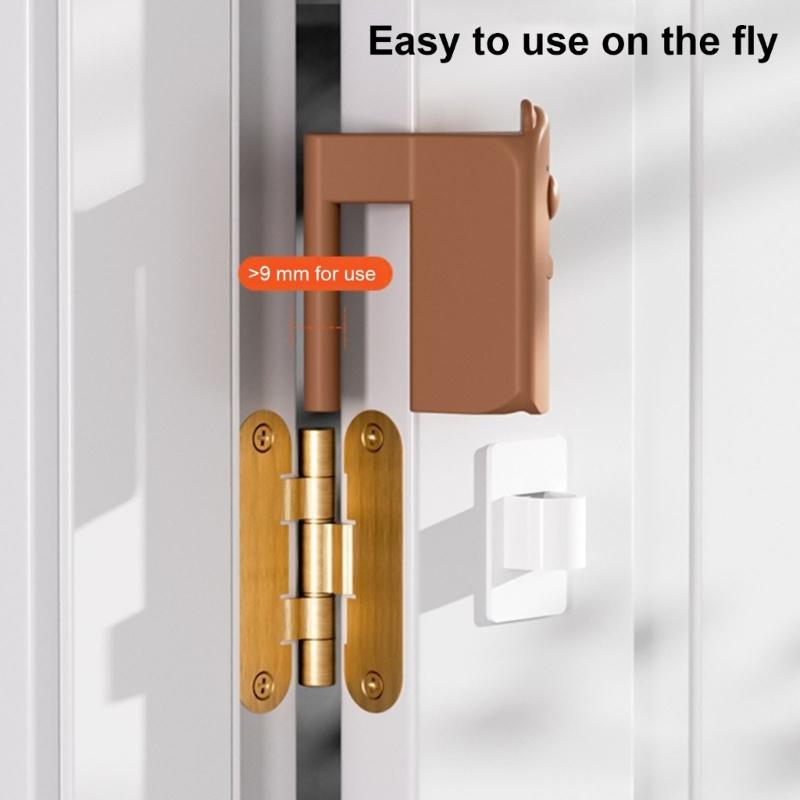 easy installs Silicone concealed Door Draft Stoppers multifunction Silicone Door Gaps Protector for Household & Office Door