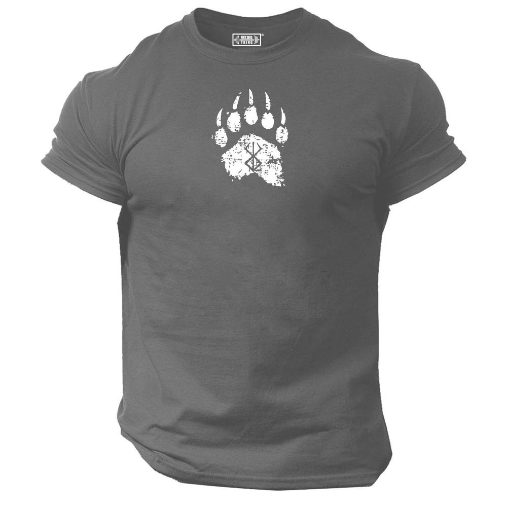 Maglietta Zampa d'Orso Abbigliamento Palestra Bodybuilding Allenamento Workout Esercizio Boxe Top